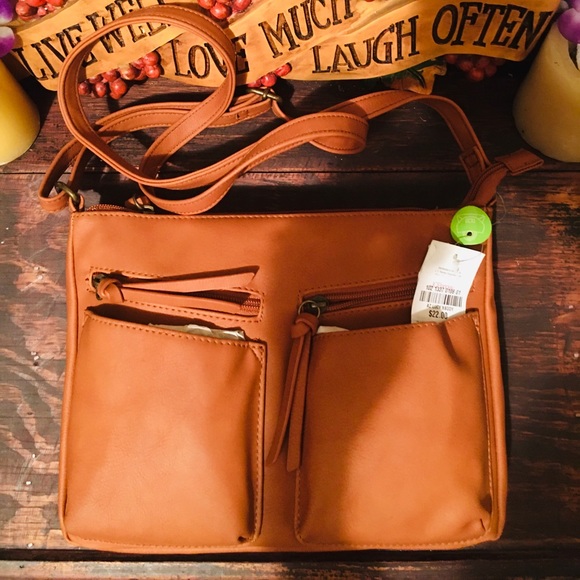 Arizona Jean Company Handbags - Cognac Arizona xbody purse